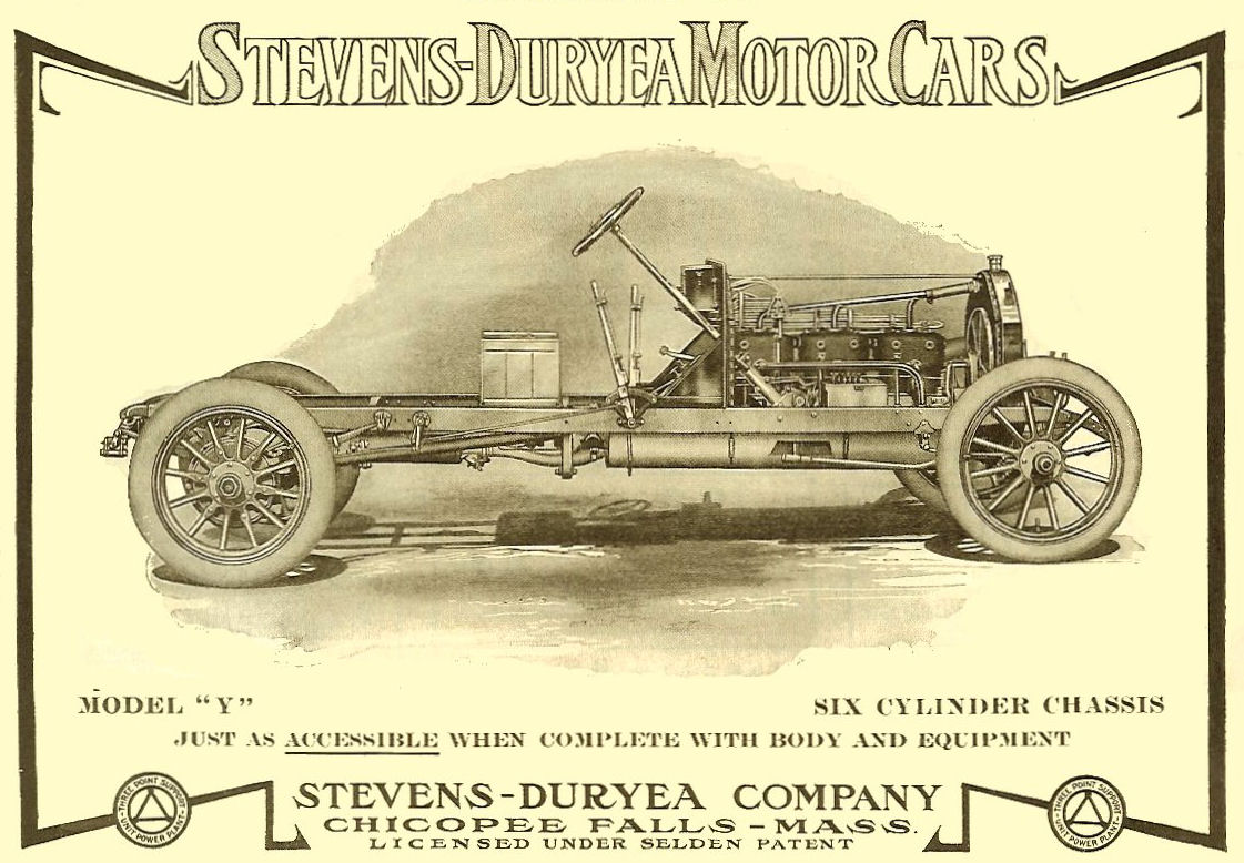 1910 Stevens Duryea Auto Advertising